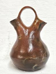 Native American Navajo Hand-Built Wedding Vase