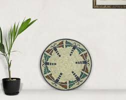 Handwoven Dragon Flies Wall Basket - 14” Southwestern ...