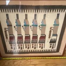 Vintage 1960s | Wall Decor | Vintage 97s Polish Kilim Wool Scandinavian Village Cepelia Tapestry | Poshmark