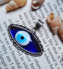 Protection Greek Evil Eye 925 Silver Plated Desing Pendant ...