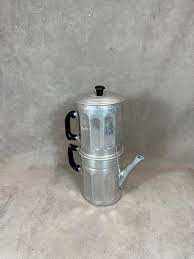 Double Aluminium Coffee Pot, Made in Italy, Vintage 1980 - Etsy