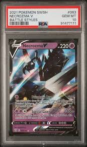 Necrozma V 2021 Pokemon Sword & Shield Battle Styles #063 PSA 10 · Whatnot: Shop, Sell, Connect
