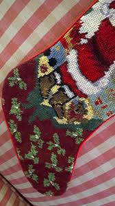 Country Christmas Old Santa Claus Needlepoint Holiday ...
