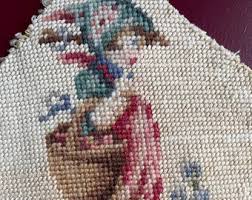 Vintage Handcrafted With Needlepoint Technique Using 100% Wool Yarn - 1980s Landscape - Etsy Canada