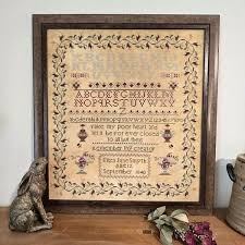 Eliza Jane Smyth 1840 Sampler Pattern PDF – The Wishing ...