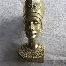 Bronze Bust of NEFERTITI, Queen of Egypt, Polished Bronze, for the Lover of Ancient Egypt, Beautiful Gift for Collectors - Etsy