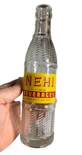 Vintage Antique 1950s 55 Art Deco ACL Soda Bottle NEHI Bottle Huron South Dakota | eBay