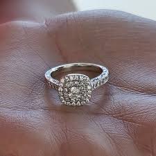 Neil Lane 14KWG Double Halo Diamond Engagement Ring