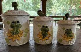 Frog Canister Set | eBay