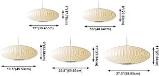 LITFAD Minimalist Indoor Pendant Light, Modern Cloth Art ...