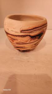 Beautiful Earthtone Nemadji USA Pottery Bowl/Vase! | eBay