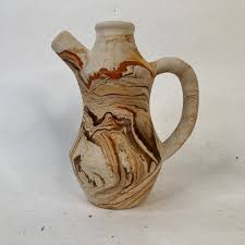Rare Vintage Nemadji Pottery Jug/Pitcher Form Vase | eBay