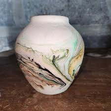 Vintage NEMADJI INDIAN POTTERY VASE 5" Native American | eBay