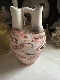 Nemadji Pottery Swirl Pattern Ceremonial Vase – Handcrafted ...