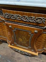 Louis XV Style French Marble Commode with Ormolou ...