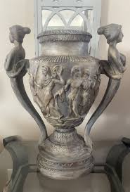 Alva Museum Reproductions Anciet Rome Empire Trophy Sculpture Planter, 20”x16” | eBay