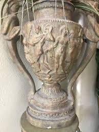 Antique vase and stand