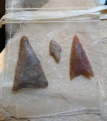 A Selection of Neolithic Arrowheads, Including a Small ...