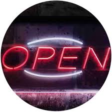 Amazon.com: ADVPRO Open Business Shop Café Wall Décor Dual ...