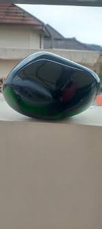Dark Emerald Green Andara Monatomic Crystal Glass Polished ...