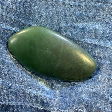 Jade (Nephrite) matte polished palm piece - healing crystal ...