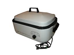 Nesco 18-Quart Roaster Oven 4208 White Non Stick Interior ...