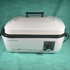 NESCO 18 Qt Roaster Oven Bake Slow Cook Electric 4213 ...