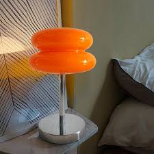 USB Glass Burger Creative Warm Light Modern Table Lamp - Dazuma