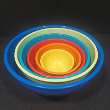Oggi Bowls Nesting Mixing Bowls Set 6 Rainbow Colors ...