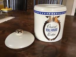 VINTAGE NESTLE ORIGINAL TOLL HOUSE COOKIE JAR (soon to become target practice). | eBay