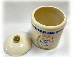 Vintage Original Nestle Toll House Cookie Jar Recipe Collectible Container | #3769218906