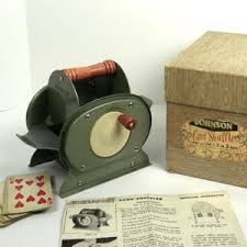 Vintage 1950 Johnson Card Shuffler: Model 5-P Hand Crank ...