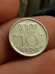 1950 10 Cent Netherlands Coin 🇳🇱 Queen Juliana Kayihan ...