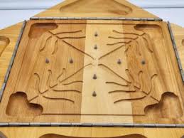 Karoff Wood Mid Cent Modern Windsor Dinner Master Server Meat Carving Unused | eBay