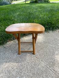 Vintage Wooden Stool ~ Nevco Scandinavian ~ Folding Carry ...