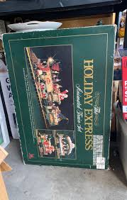 Holiday express animinated train set