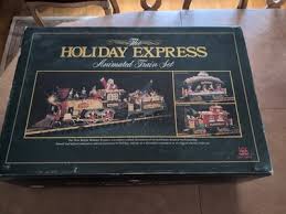 The Holiday Express Animated Train Set 380 New Bright Lights ...