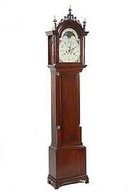 Lot - Tall Case Clock F Wingate Augusta ME #28 1807