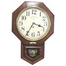 Similar Items to Waterbury School House Regulator Wall Clock Fully Restored