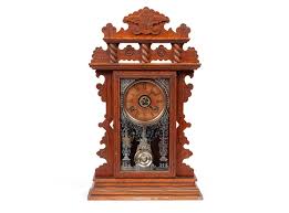 Lot - ANSONIA 8-DAY SHELF CLOCK