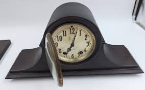 Vintage Seth Thomas Tambour Mantel Clock Time/Strike Key ...