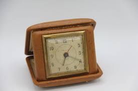 New Haven Travel Folding Wind Up Alarm Clock Vintage USA ...