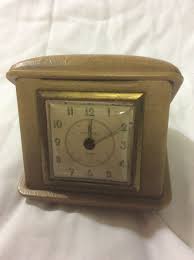 Vintage New Haven folding portable alarm clock | eBay