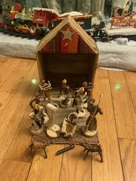 Vintage African Nativity Christmas manger baby Jesus Hand ...