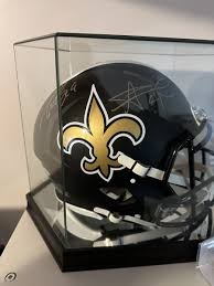 DREW BREES & ALVIN KAMARA SIGNED NEW ORLEANS BLACK | eBay