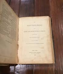 Antique 1847 Family Bible Requires Restoration | eBay