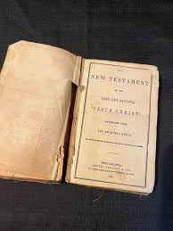 1859, New Testament, Antique Bible - Etsy