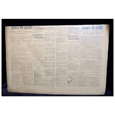 Vintage April 27, 1933 Akron Ohio Newspaper Featuring News ...