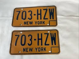 1970 New York License Plate | eBay