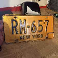 Vintage New York License Plate Antique Car Truck Auto Tire Emboss Steel EXPIRED | eBay Australia